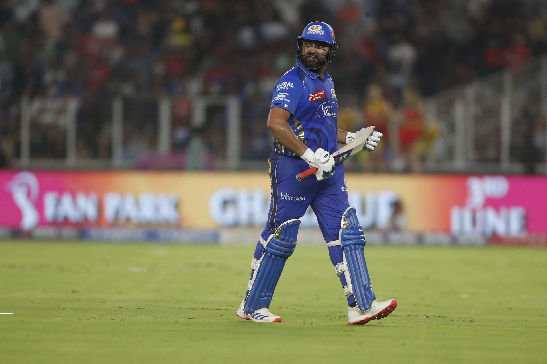 Rohit Sharma had an indifferent campaign with the bat. Source: Getty